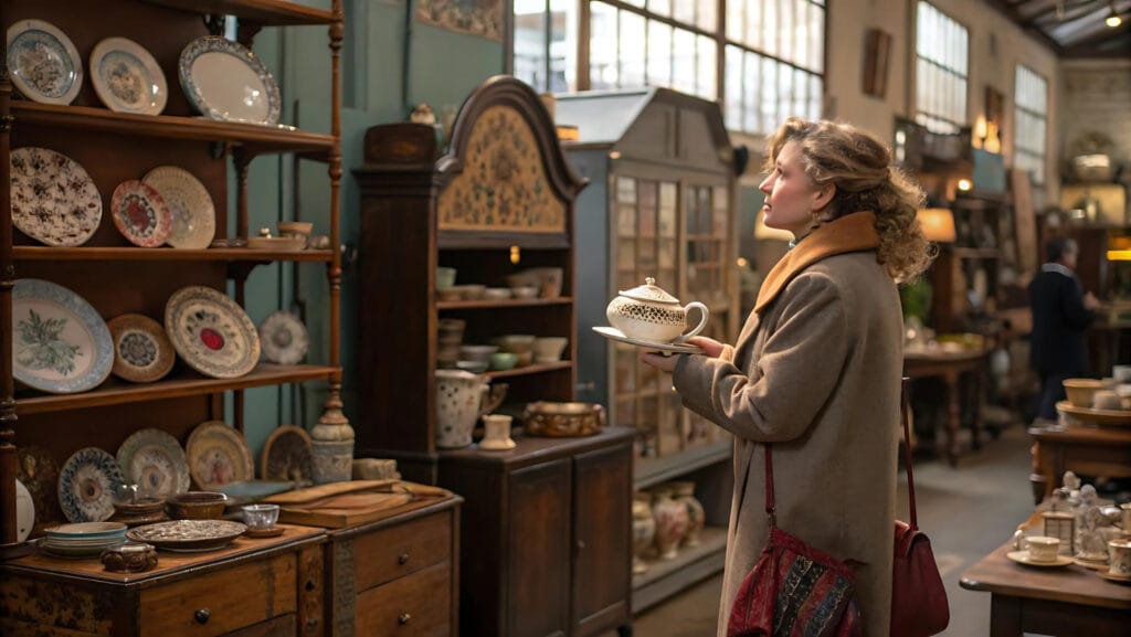 Antika Porselen Fincan Takimlarini Degerinde Satmak